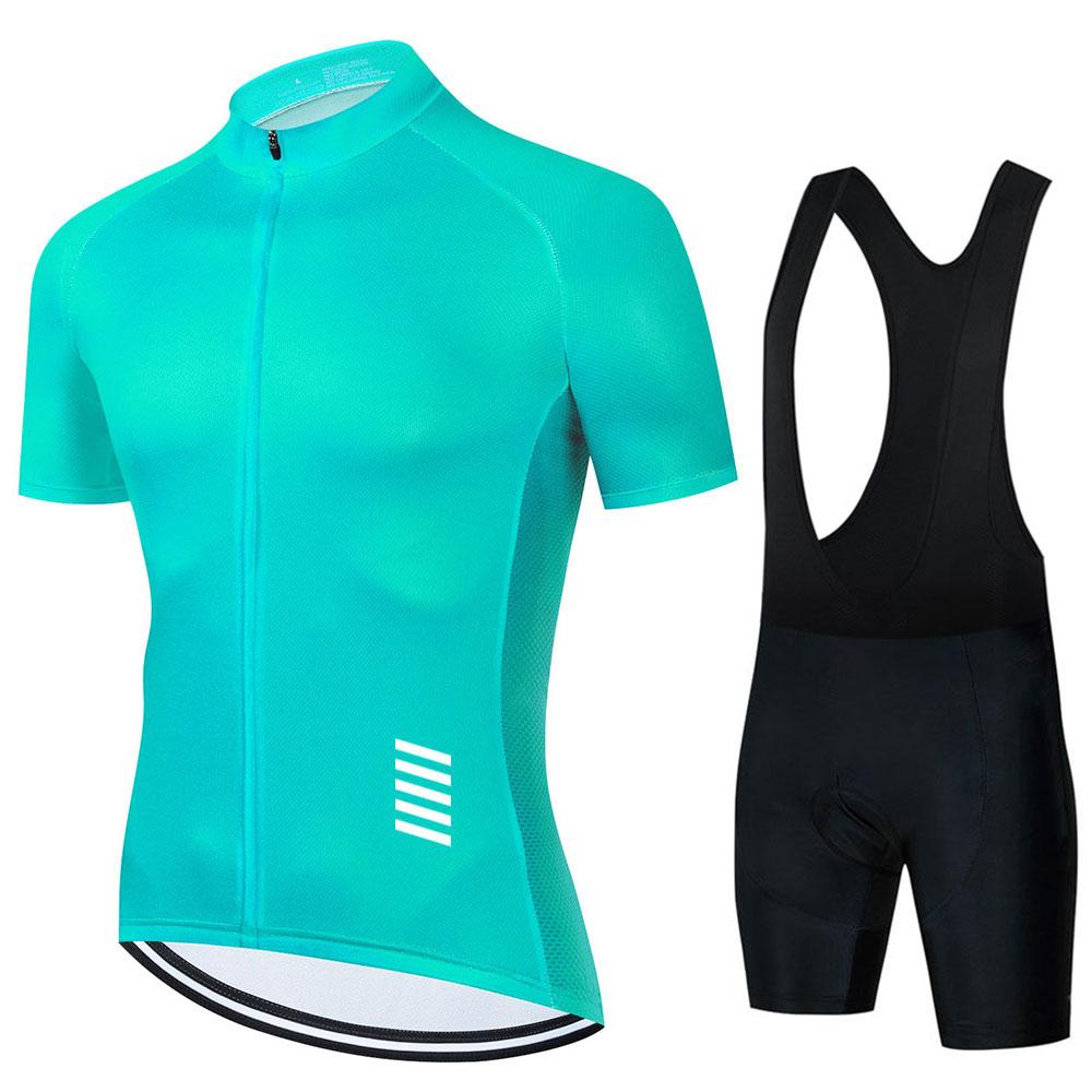 Мужская одежда для велоспорта с коротким рукавом Ropa Ciclismo Hombre Велосипедная одежда Костюм с лямками для триатлона Велосипедная форма Майка 2026 Летний дышащий костюм для велоспорта Комплект