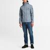 Timberland Comfortable Breathable Zipper Hooded Outdoor Hiking Waterproof Windproof Water-Repellent Jacket Men Jacket Medium-Blue A695W-073