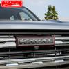 Для GWM Haval H5 II 2-го поколения 2023 2024 Стайлинг автомобиля Черная передняя решетка из углеродного волокна Логотип Задняя наклейка-логотип Накладка Автоаксессуары