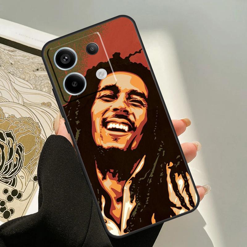 Bob Marley Rasta Lion Case For Xiaomi Redmi Note 14 12 11 9 10 13 Pro 9S 10S 11S 12S Redmi 14C 10C 12C 13C Cover