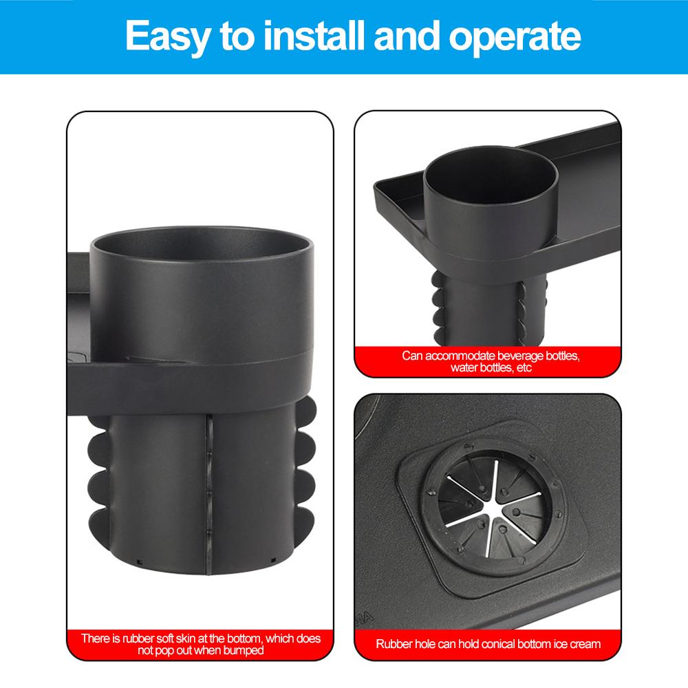 Автомобильный держатель для напитков, многофункциональный держатель для стакана с водой, ящик для хранения мелочей в салоне автомобиля, автомобильное сиденье, десертная тарелка, поднос для еды