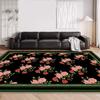 Luxurious Year-Round Non-Slip Imitation Cashmere Carpet for Living Room