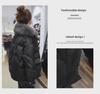 Plus Size Women's Fashionable Fur Collar Winter Coat