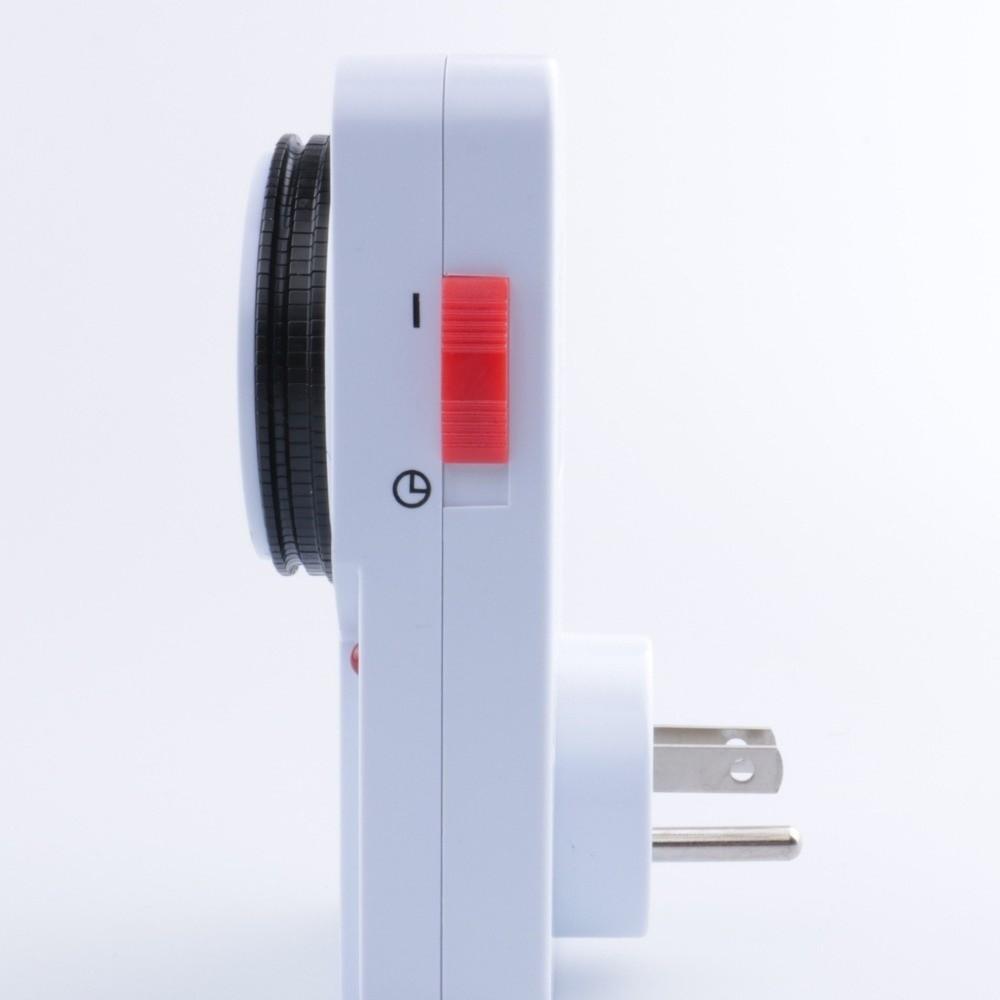 Вилка 2/3 контакта Энергосберегающая розетка-таймер Энергоэффективный 24-часовой сегментный таймер Для офисного использования