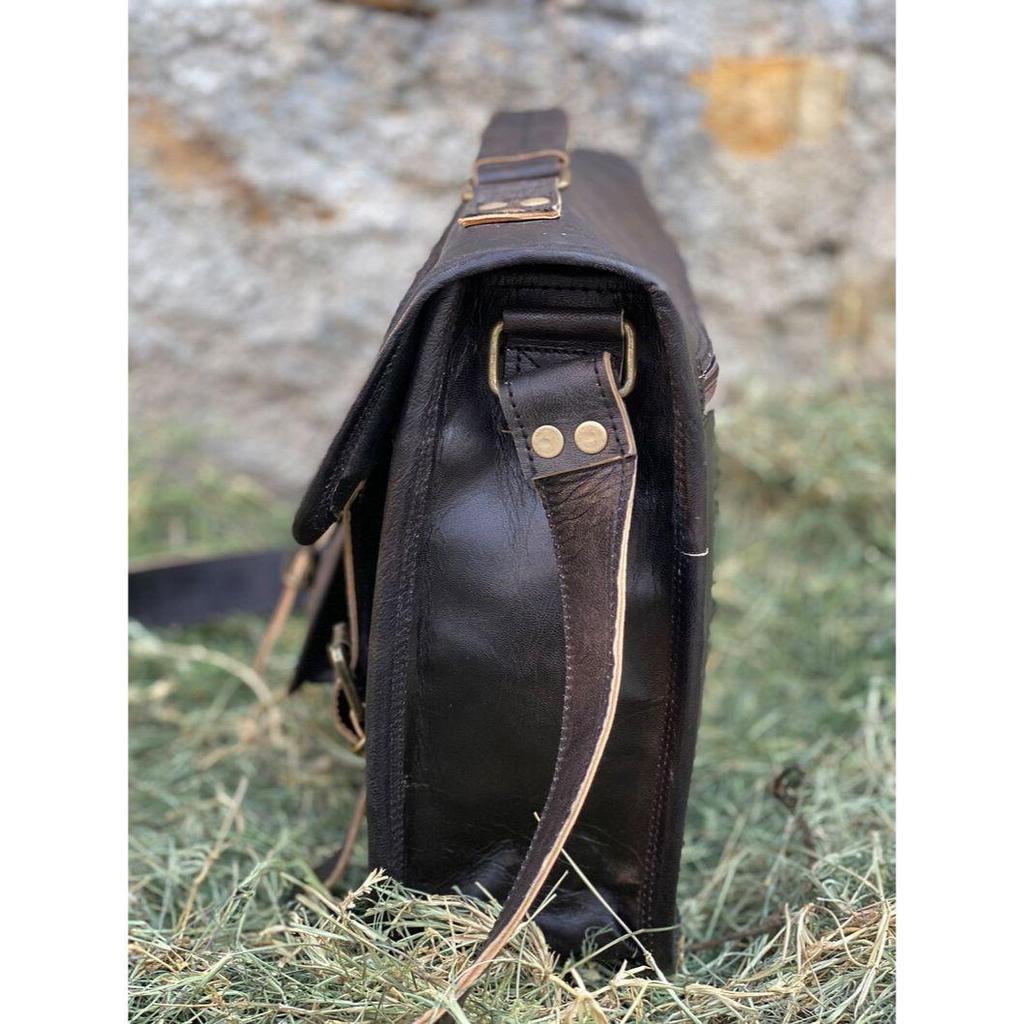 Leather Bag Leather Messenger Bag Leather Satchel Bag Laptop Bag Cross-body Bag Leather Shoulder Bag Best Gift for Him or Her