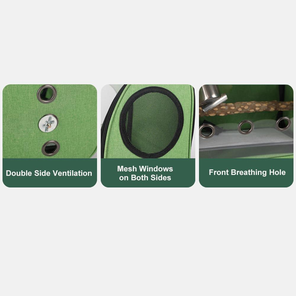 Портативная дышащая переноска для птиц, подходит для средних и маленьких птиц, удобная и прочная