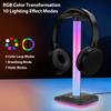 Подставка для наушников RGB-подсветка для настольного ПК Игровая гарнитура Нижняя противоскользящая поддержка дисплея гарнитуры