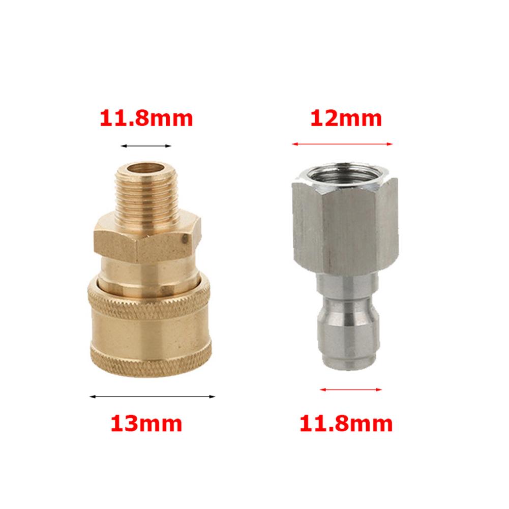 Адаптер для мойки высокого давления 1/4 Быстроразъемное соединение для мойки высокого давления Быстроразъемные соединения для мойки высокого давления