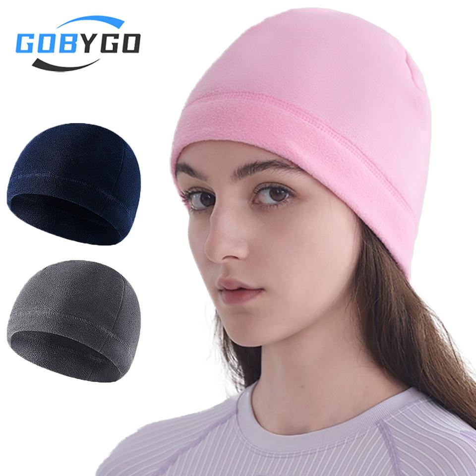 1Pcs Fleece Winter Cap Windproof Warm Ear Protection Unisex for Outdoor Sports Cycling Running Hiking Men Women
