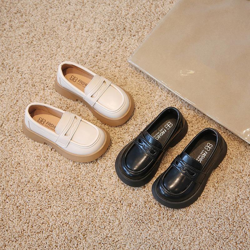 Корейские ретро повседневные детские туфли из кожи, новые осенние туфли в британском стиле