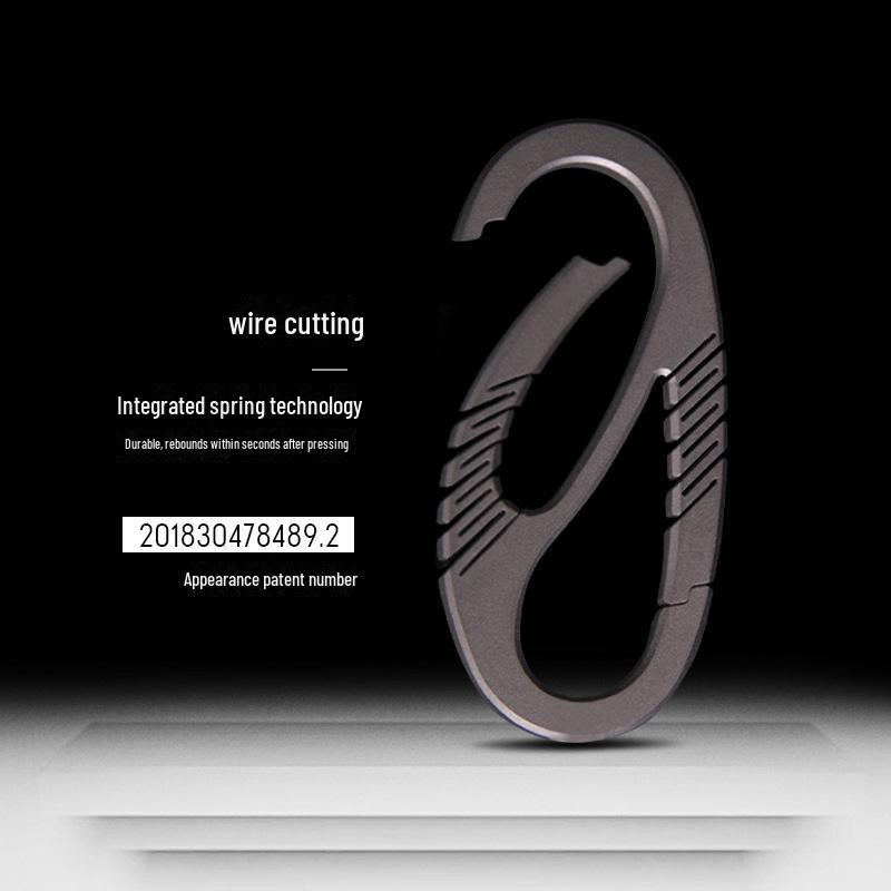 Мужской высококачественный брелок-подвеска из титанового сплава