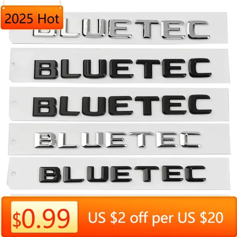 fzpxb5 2025 Hot Car Body Side Badge Tail Trunk Emblem Sticker for Mercedes Benz BLUETEC Logo W213 W212 W204 W205 W176 W164 CLK G63 GLA