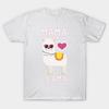T Shirt Women Mama Llama Funny Mothers Day Llama Harajuku Print Kawaii Tshirt Summer Short Sleeve Female T-Shirt Top Tee