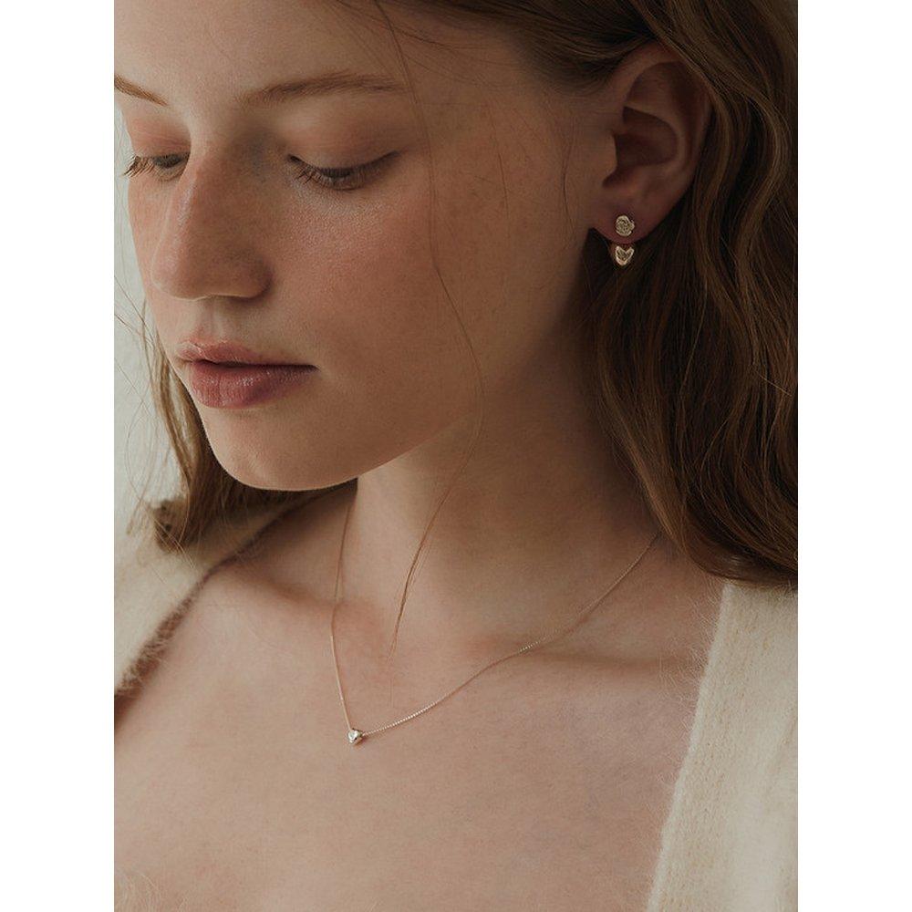 (Серебро 925) Ожерелье с подвеской-сердечком Bebe Nz2156