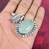 Украшения ручной работы из драгоценных камней Aqua Chalcedony, кулон из стерлингового серебра 925 пробы, уникальный дизайн, для женщин