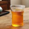 130/350ML 1-8PCS Creative Japanese Transparent Vertical Pattern High Borosilicate Glass Cup Water Coffee Milk Drink Whisky Mugs