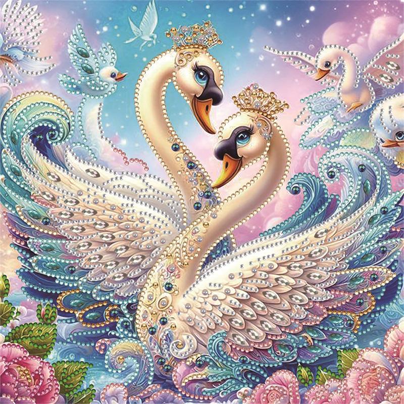 5D Abnormal Diamond Painting Set Kitten DIY Diamond Decorative Painting