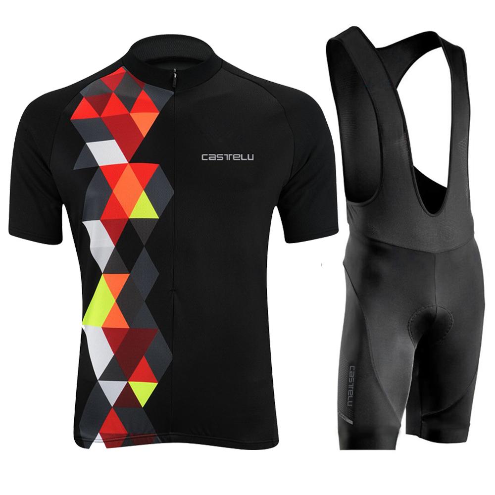 2026 Outdoor Cycling Suit Men's Cycling Clothing Summer Bicycles Jersey Sets Mountain Bike Bib Shorts Motocross Triathlon Maillot Shirts Ciclismo