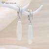 Fashion Elegant Long Water Drop Dangle Earrings For Women Girl Wedding Party Rose Gold Color Jewelry