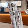 Белый чехол с цветочным узором для Samsung S26 S25 Ultra S24 FE S23 Plus S22 S21 A15 A16 A17 A35 A36 A37 A54 A55 A56 A57 5G Покрытие линз Мягкий чехол