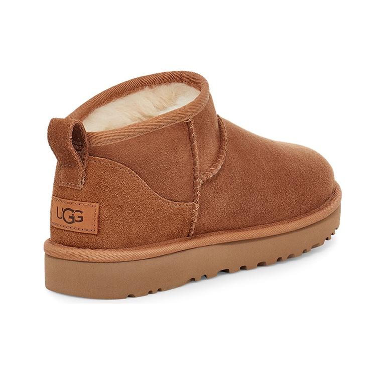 UGG Классические ультра мини-ботинки Chestnut женские кроссовки коричневые 1116109-CHE