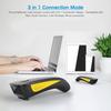 C750 Маленький 1D 2D QR-сканер штрих-кодов 2,4 ГГц Беспроводной BT USB Проводное подключение Перезаряжаемый Портативный QR-сканер