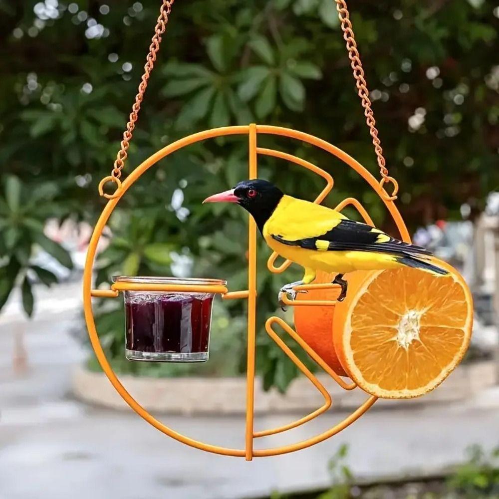 Hanging Design Bird Feeder Jelly Feeder Tray Oranges Feeder Exquisite Jelly Feeder For Outdoors