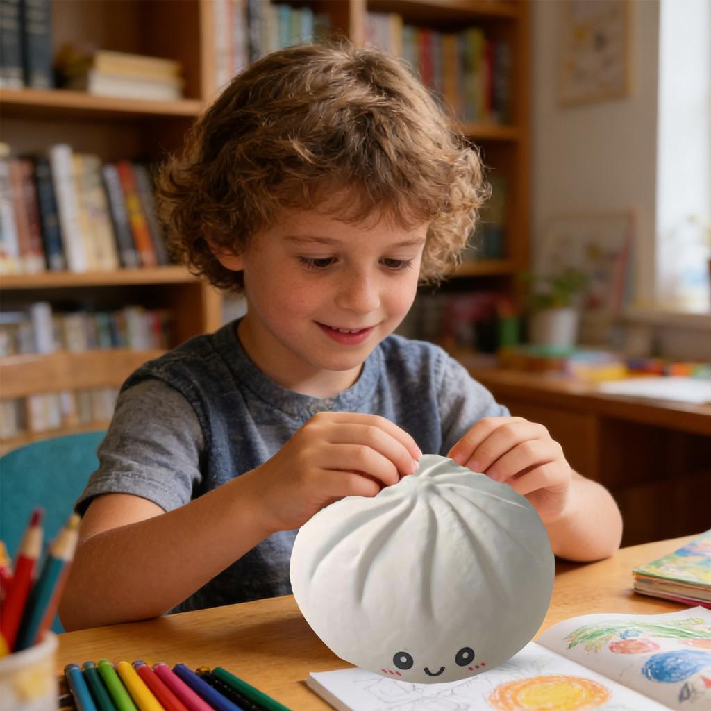 Giant Dumpling 10 Inch Dumpling Stress Dumplings Large Anxiety Toy Soft Decompression Dough Sensory Toys Prospector