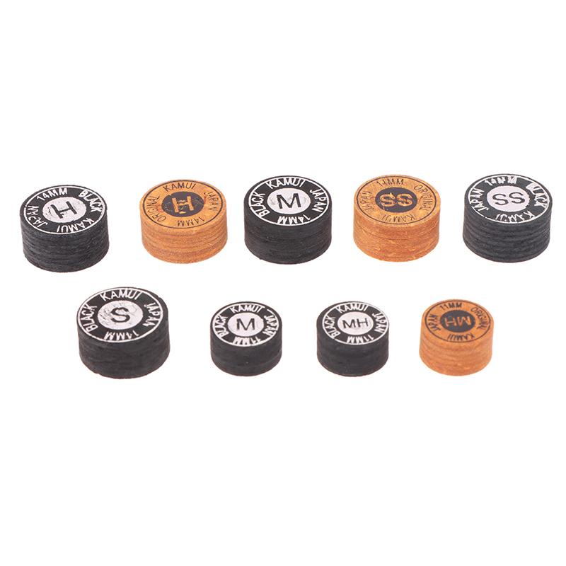 Kamui Tips 11/14Mm Japan Billiard Carom Pool Cue Tips Billiard Cue Stick Tips HMS Hm Ss Hardness Snooker Billiard Accessories