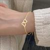 Fashion Women's Bracelet Couple Chain Bracelet Punk Party Favor Non-Fade Hand Jewelry