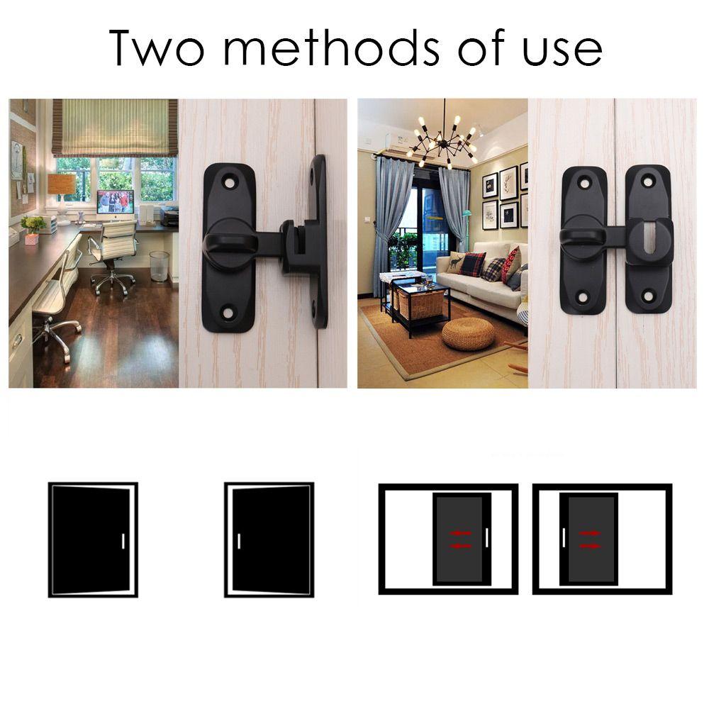 Locks No Punching Solid Buckle Sliding Door Latch Sliding Door Lock Door Bolt Anti-theft Buckle