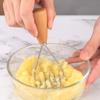 Толкатель картофеля, инструмент для толкания картофеля из нержавеющей стали 430 с деревянной ручкой, овощерезка для приготовления кухонного гаджета