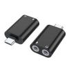 Качественный разветвитель звука, USB C разветвитель для двух наушников USB C на двойной 3,5 мм гнездо для прослушивания USB C разветвитель