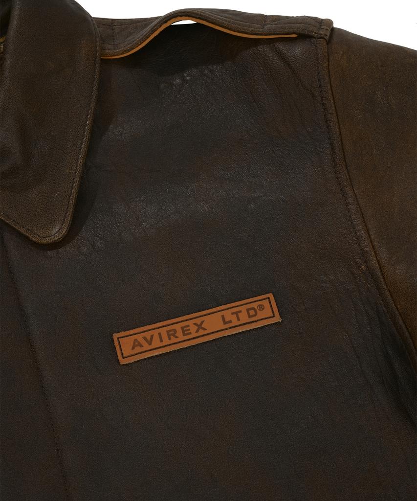 Avirex Antique Lamb Leather A-2 Jacket / 7835950007 Brown
