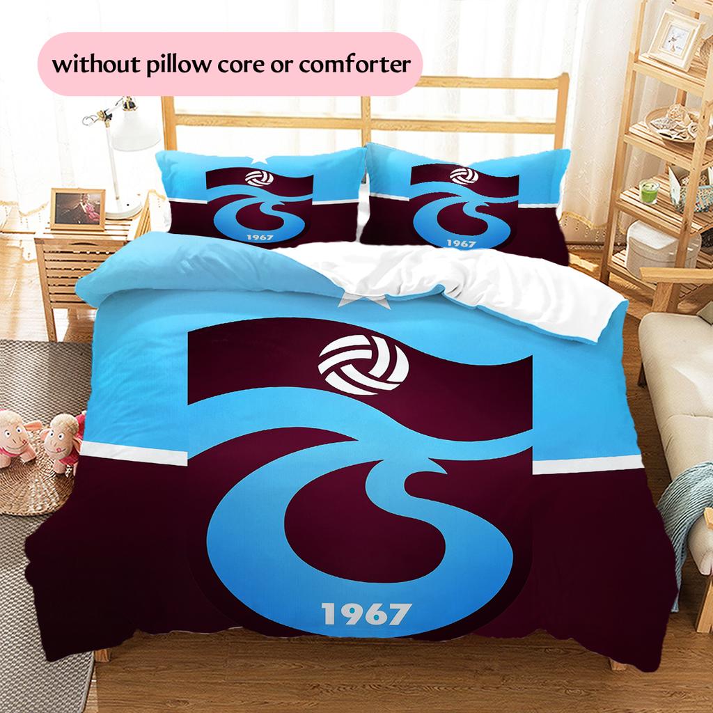 Trabzonspor Pattern Bedding Home Decoration Birthday & Festival Gift (1 * duvet cover + 2 * pillowcase, without core)