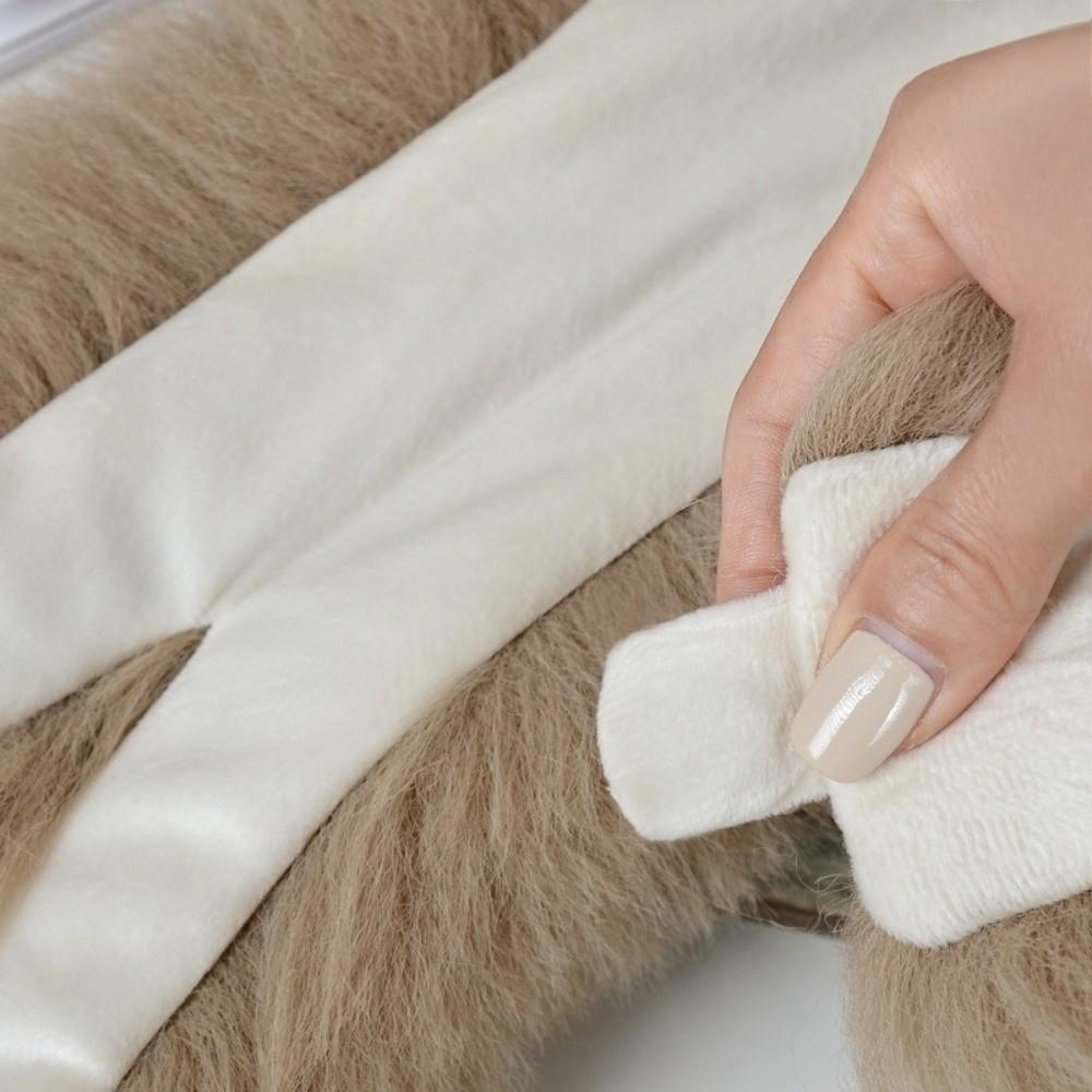 Solid Color Warm Neckerchief Thicken Collar Scarves Autumn Winter Neck Covers Neck Warmers