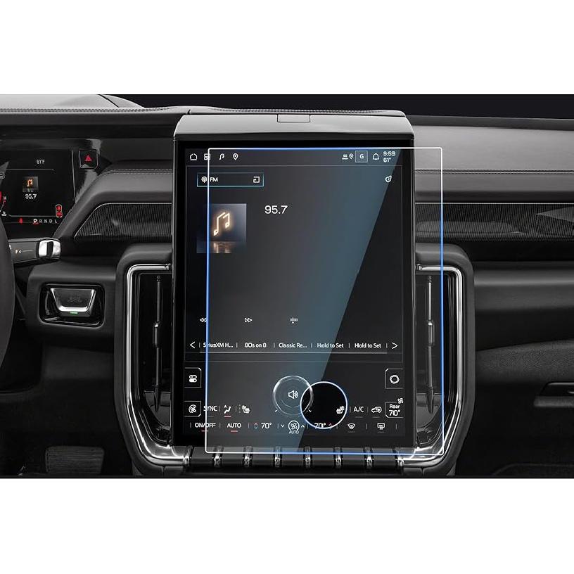CDEFG 2 шт. для Chevy Tahoe Suburban GMC Yukon 2021-2025 Защитная пленка для экрана 2021-2025 Tahoe Suburban Yukon Escalade 12,6 дюйма Защитная крышка экрана для заднего сиденья