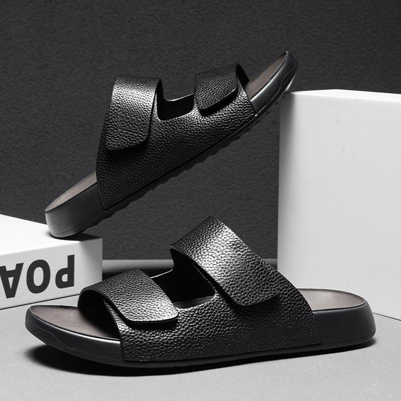 Модные Новые Стильные Тапочки Универсальные Полушлепанцы Мужские Летние Повседневные Туфли Уличные Удобные Пляжные Туфли Мягкая Подошва Шлепанцы Пляжные Сандалии
