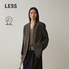 LESS Wool Peak Lapel Loose Blazer