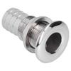 Water Drainage Plug Thru Hull Fitting 1in Outlet 316 Stainless Steel Corrosion Resistant for Marine Boat Yacht