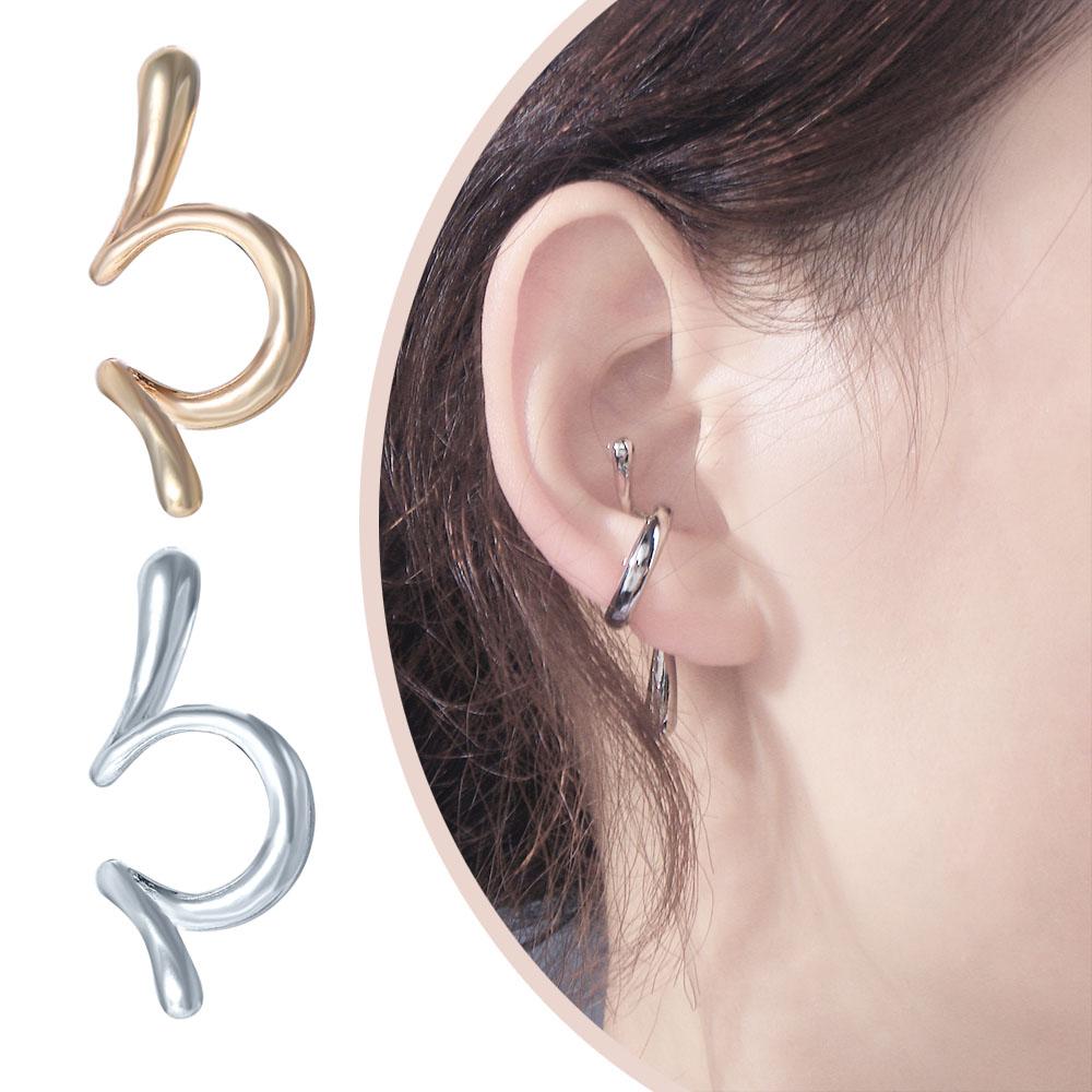 Jewelry Geometric Clip on Earrings Snake Shape Ear Cuff Earring Without Piercing Cartilage Earring