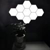 Hexagonal Touch LED Wall Light - Neutral White Night Light Energy-Saving 6-Pack