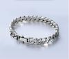 New Simple Retro Style S925 Silver Bracelet for Men Women Buckle Cuban Chain for Parties and Gifts Fine Silver Jewelry