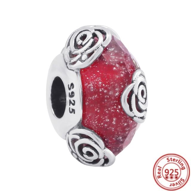 Красочные бусины из муранского стекла, прозрачные бусины в форме пузыря, подходят для оригинального браслета, женские ювелирные изделия из стерлингового серебра 925 пробы