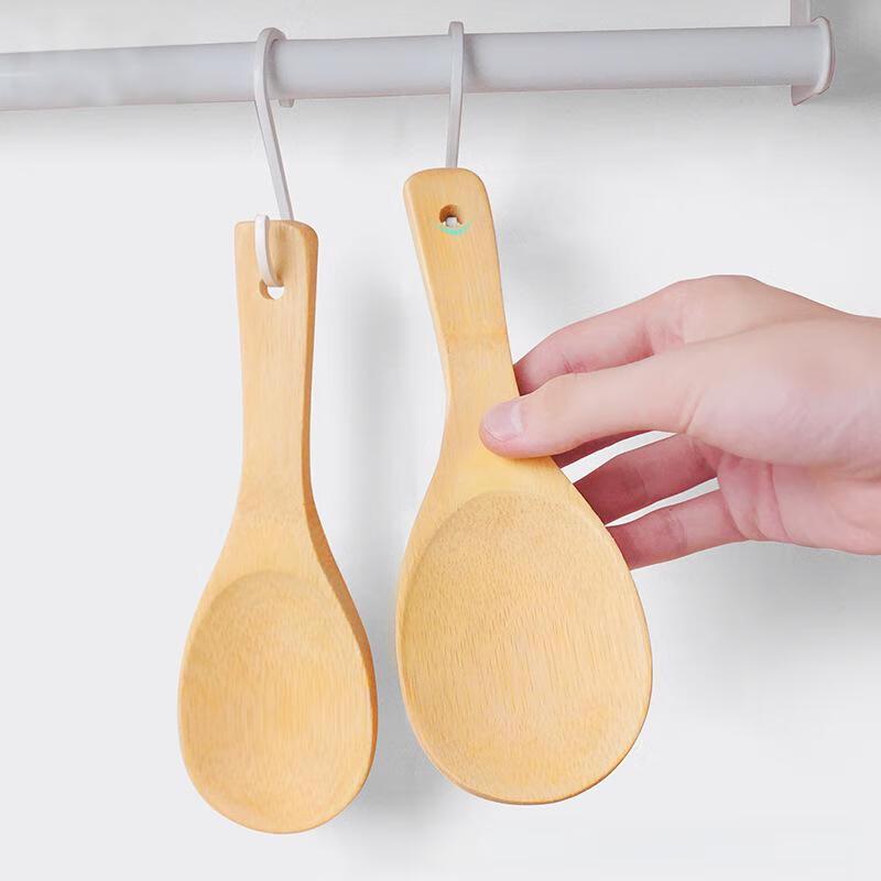 Diaruien Bamboo Non-Stick Rice Spoons (2-Pack)