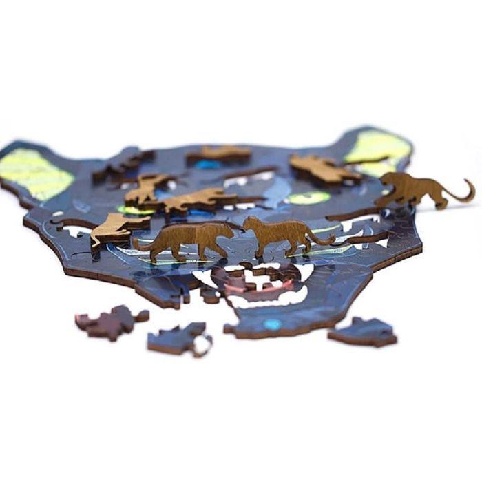 Puzzle Animaux - EWA ECO-WOOD-ART - Panthère - 102 pièces - Bois écologique