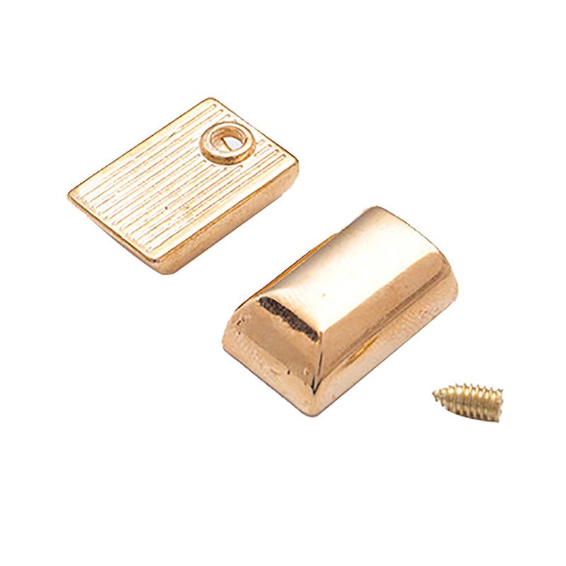 10Pcs Metal Zipper Stopper Zipper Tail Clip Stop Tail Plug Head With Screw Diy