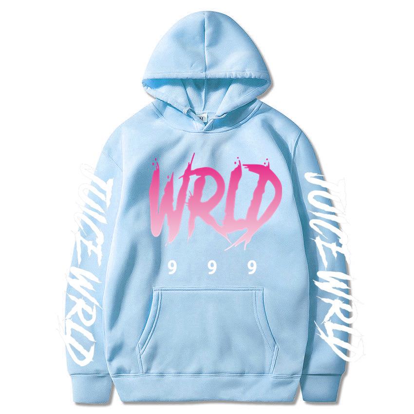 Новый горячий свитер singer juice wrld принт уличный популярный мужской и женский осенне-зимний худи