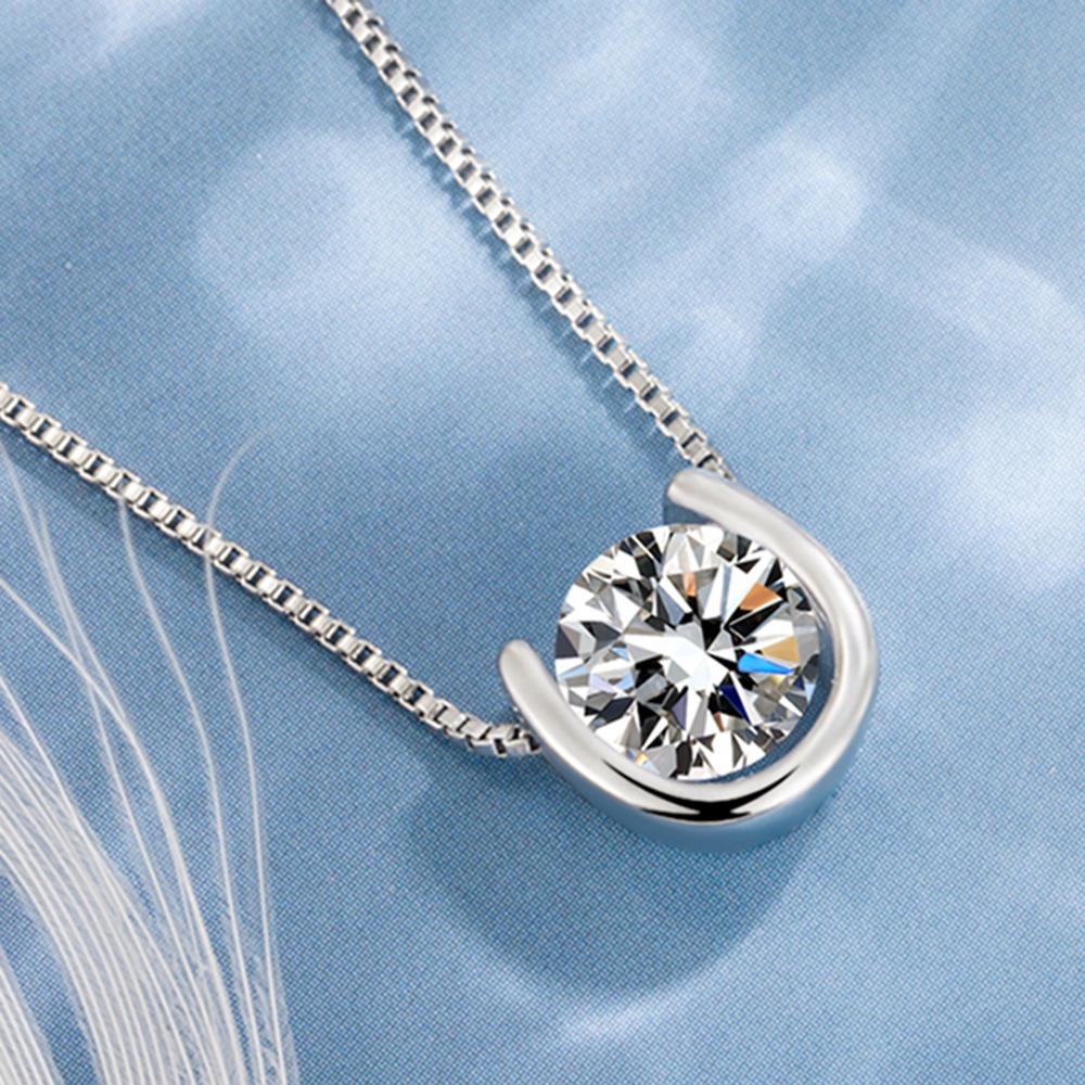 Модное ожерелье в форме подковы, дизайн, чувство, легкое чувство, роскошь, с кулоном в форме подковы, простое