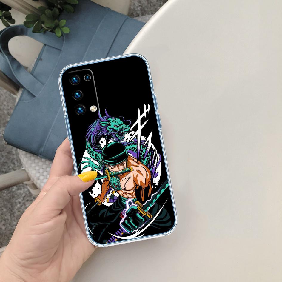 One Piece Zoro Soft Shell Transparent Phone Case for Motorola Moto G7 G8 G9 G84 G85 G73 G24 G15 Z2 Play Power Plus